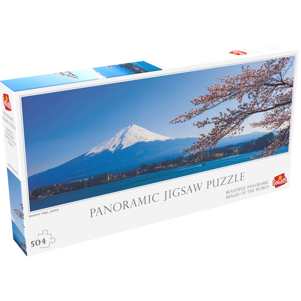 Puzzle 504 piese - Panoramic - Muntele Vulcanic Fuji din Japonia | Goliath