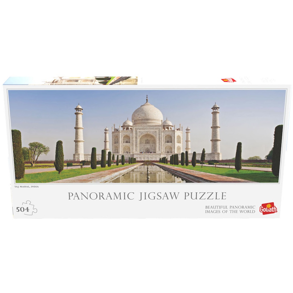 Puzzle 504 piese - Panoramic - Taj Mahal din India | Goliath - 1 | YEO