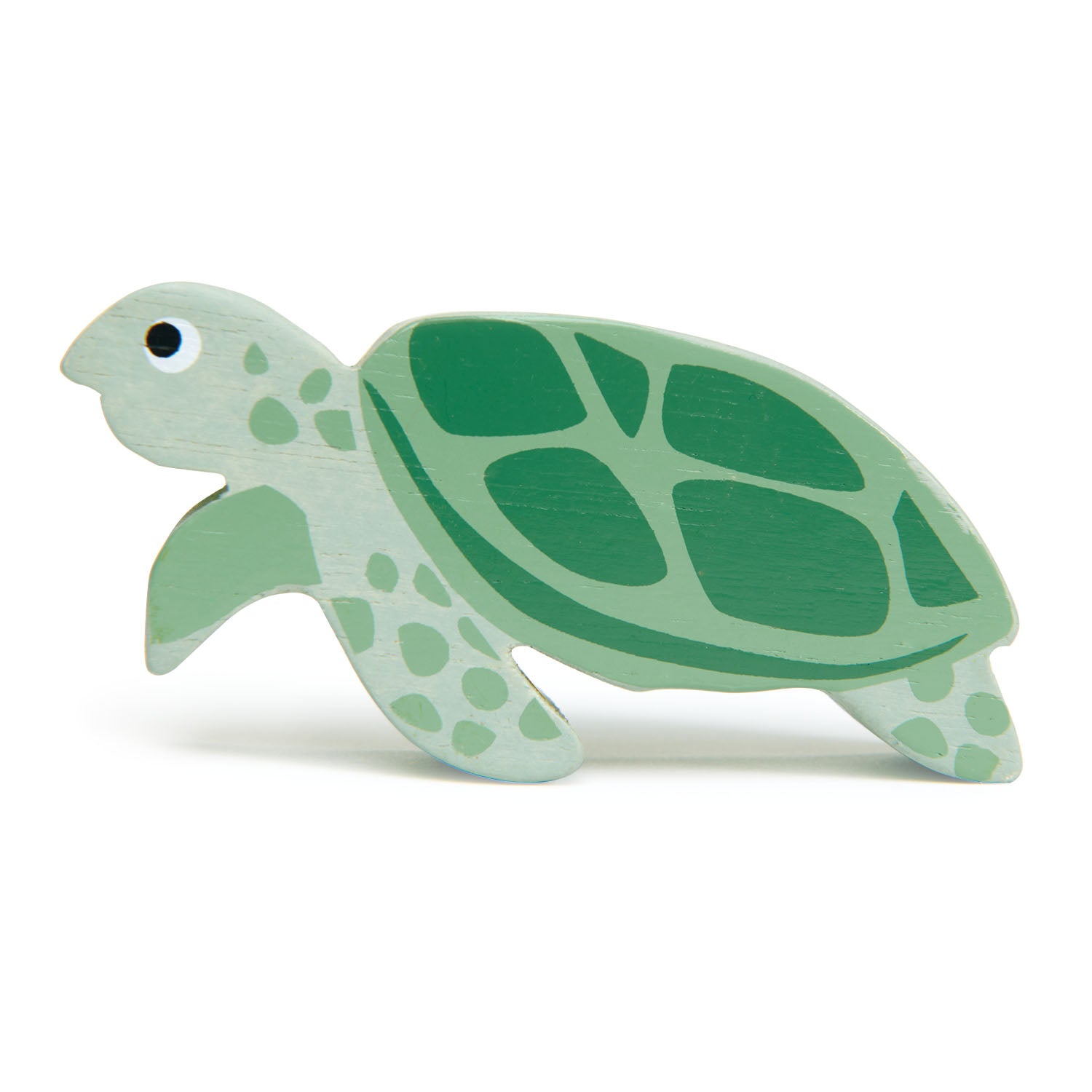 Figurina din lemn - Green Sea Turtle | Tender Leaf Toys