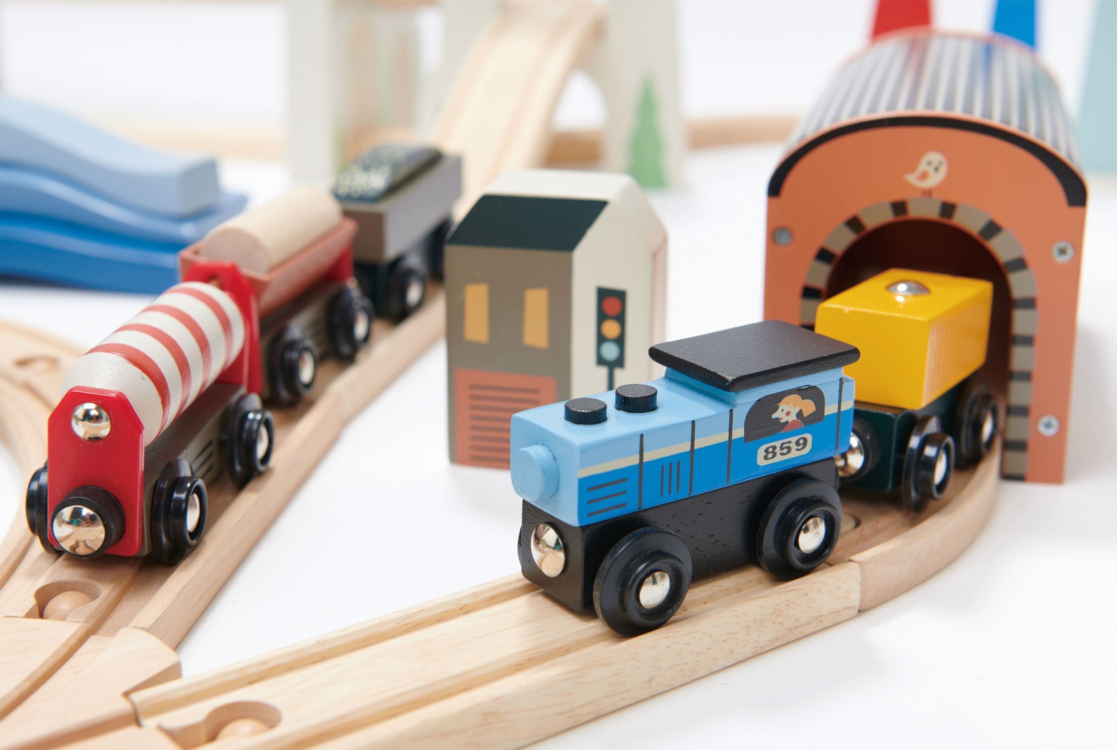 Set de joaca - Mountain View Train Set | Tender Leaf Toys - 1 | YEO