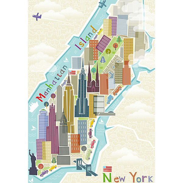Puzzle - New York, 99 piese | Ravensburger