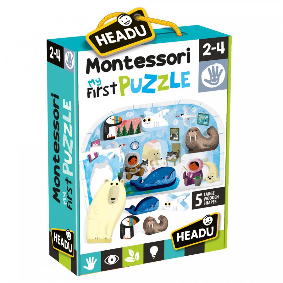 Puzzle educativ - Montessori My First Puzzle | Headu - 1