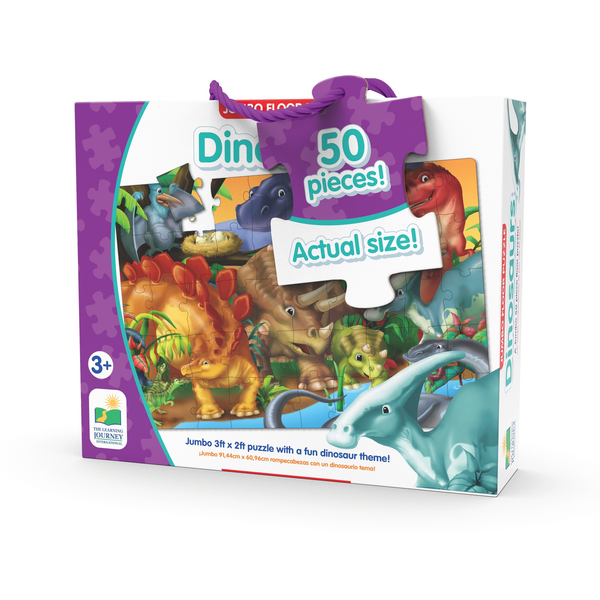 Puzzle 50 piese - Jumbo Floor - Dinosaurs | The Learning Journey