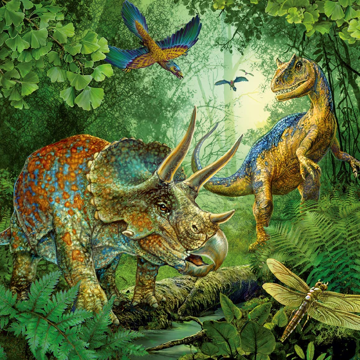 Puzzle 3x49 piese - Farmecul Dinozaurilor | Ravensburger - 1 | YEO