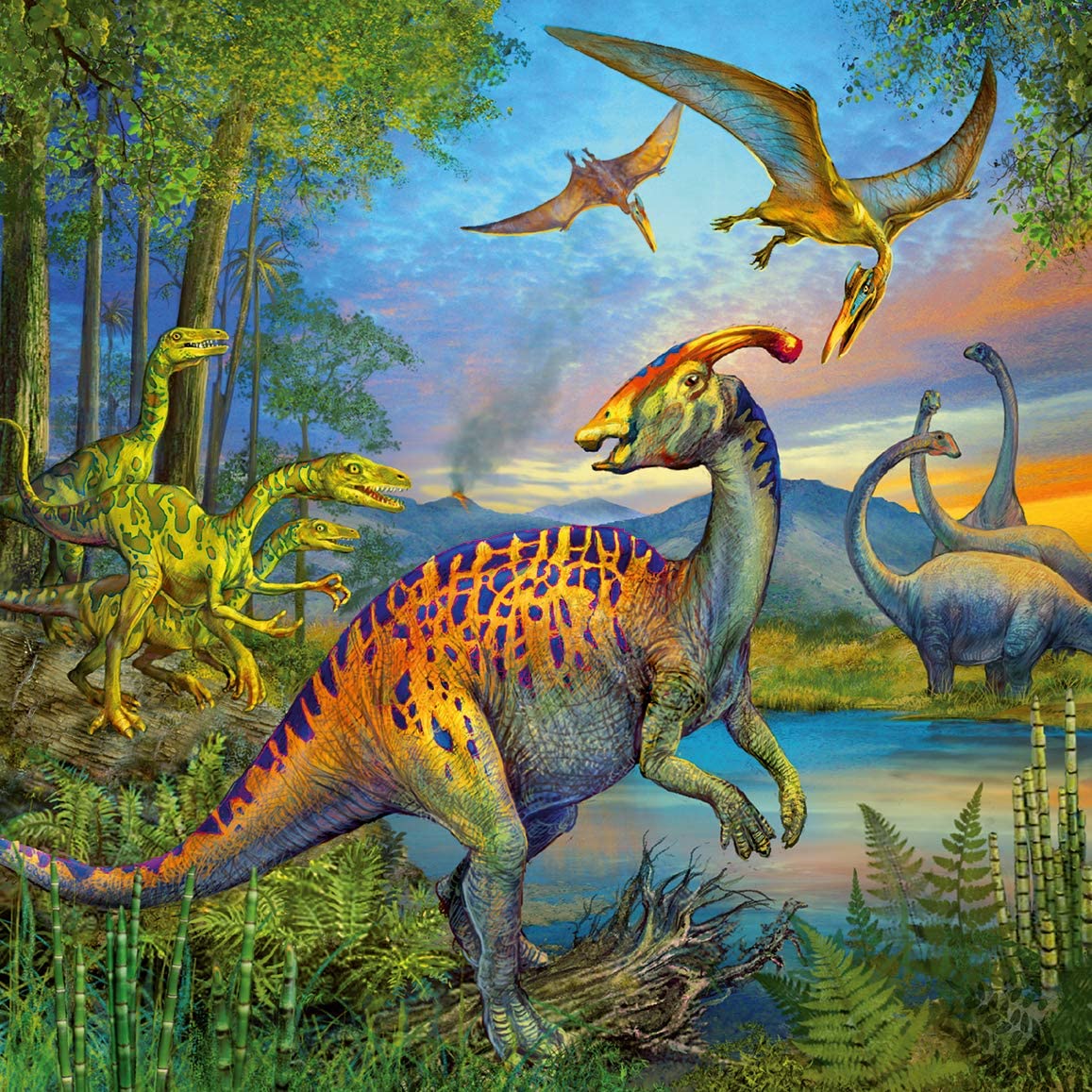 Puzzle 3x49 piese - Farmecul Dinozaurilor | Ravensburger - 2 | YEO