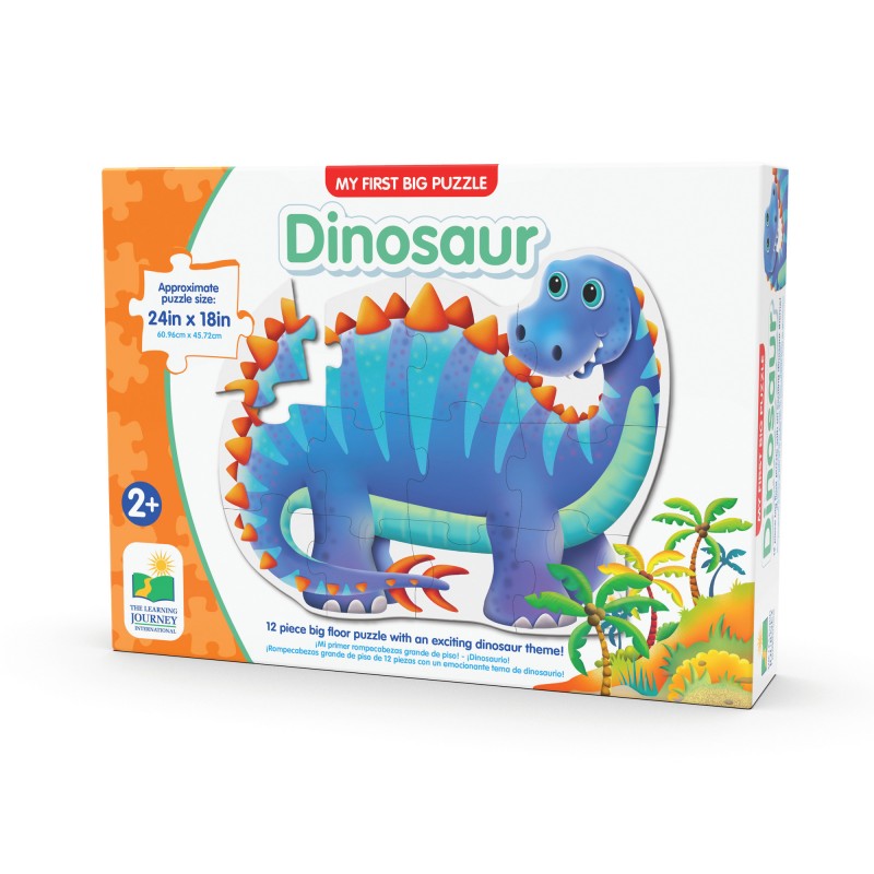 Puzzle 12 piese - Dinosaur | The Learning Journey