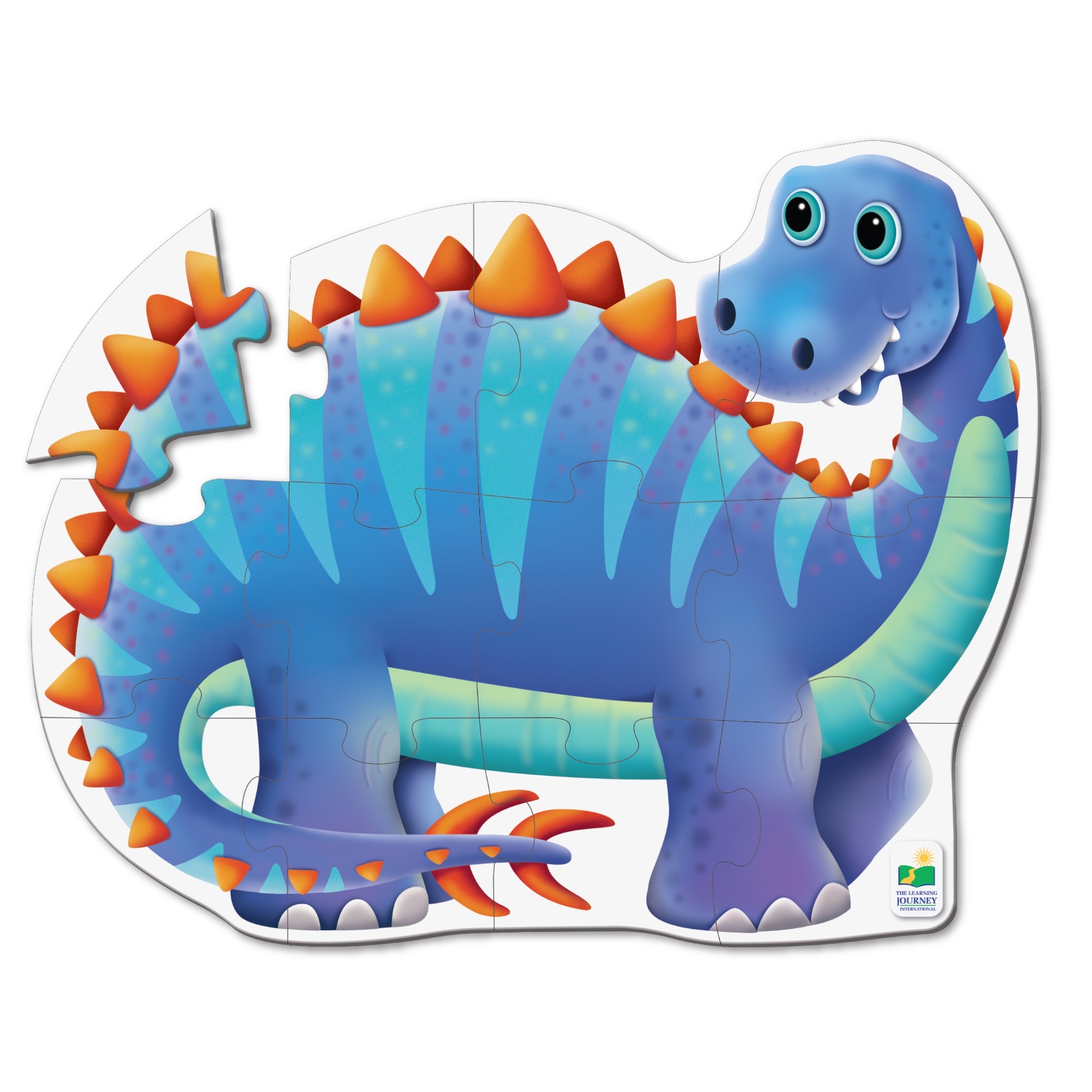 Puzzle 12 piese - Dinosaur | The Learning Journey