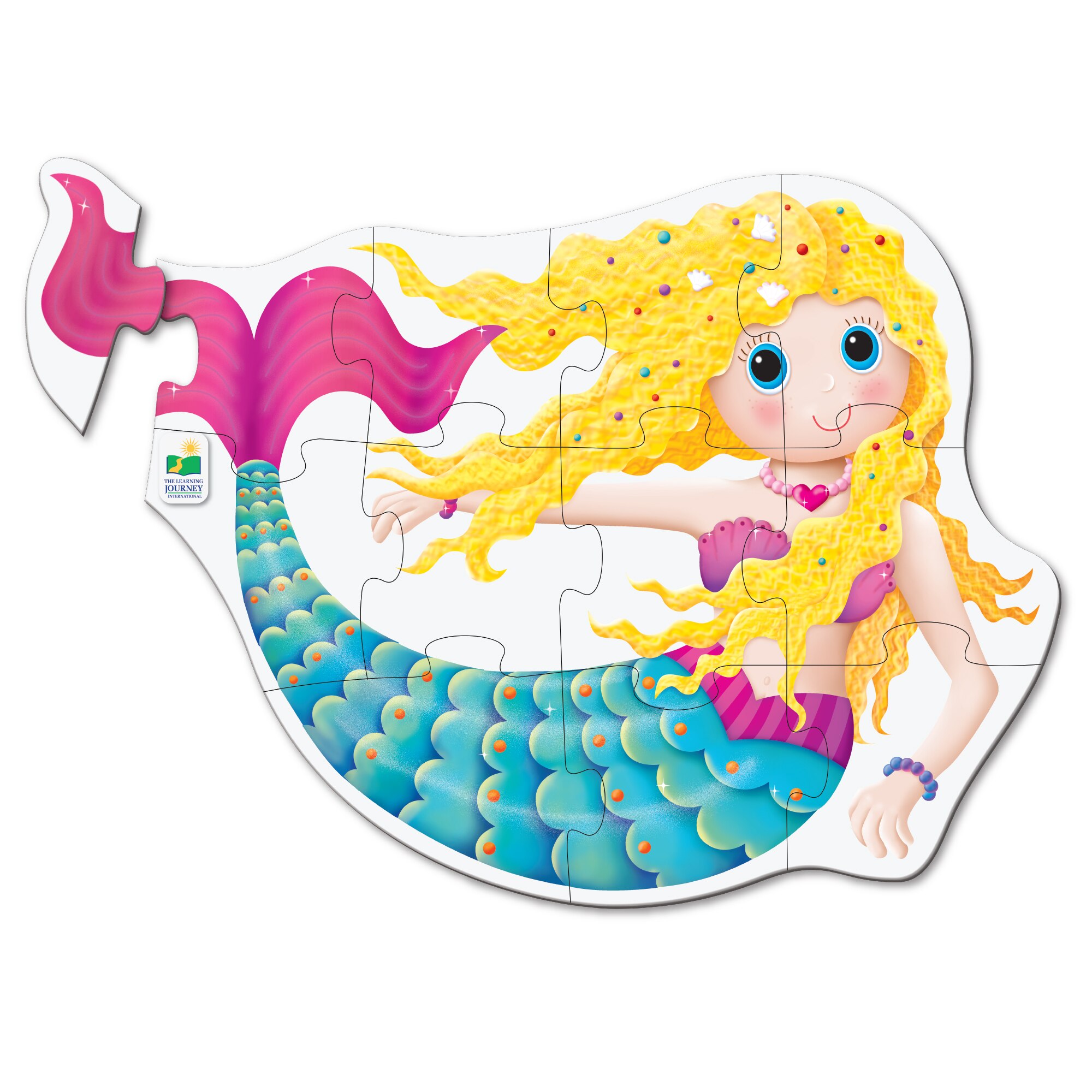 Puzzle 12 piese - Mermaid | The Learning Journey