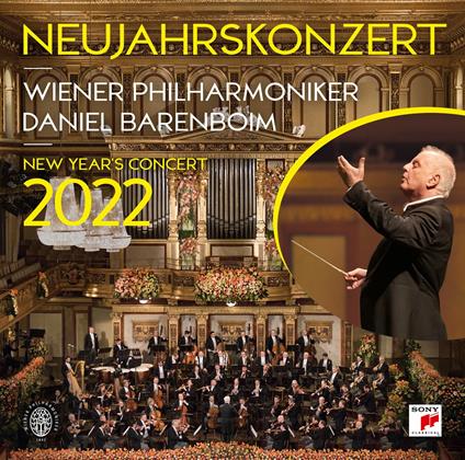 Neujahrskonzert 2022 (New Year\'s Concert) - Vinyl | Wiener Philharmoniker, Daniel Barenboim, Johann Struass, Josef Strauss, Joseph Hellmesberger