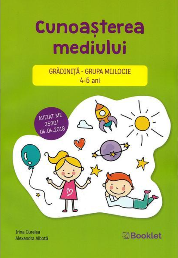 Cunoasterea mediului - Gradinita - Grupa mijlocie 4-5 ani | Irina Curelea, Alexandra Albota