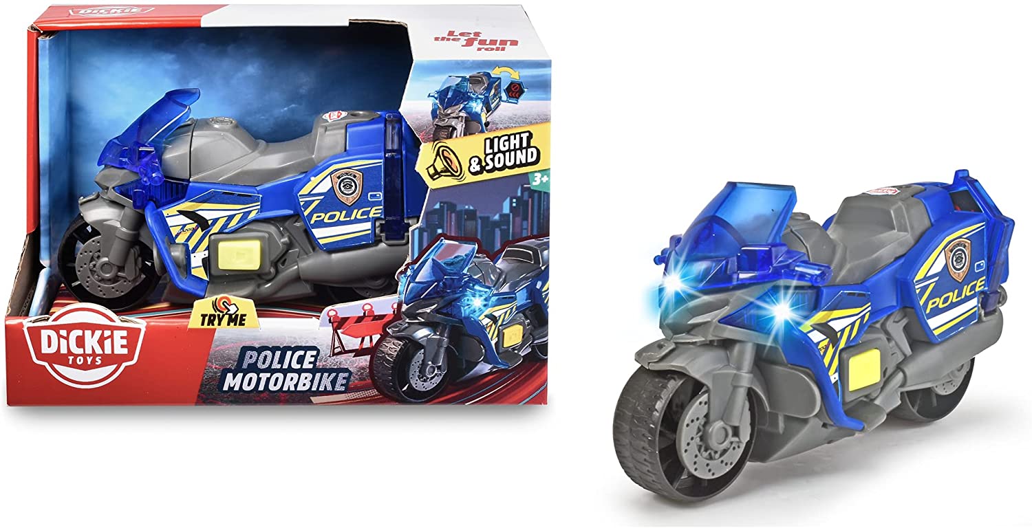 Motocicleta - City Heroes - Police, 15 cm | Dickie Toys - 5 | YEO