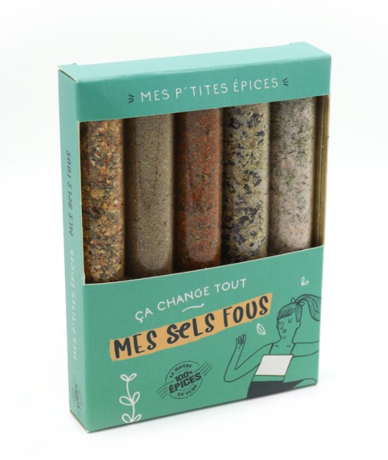 Set 5 mini condimente - Mes Sels Fous
