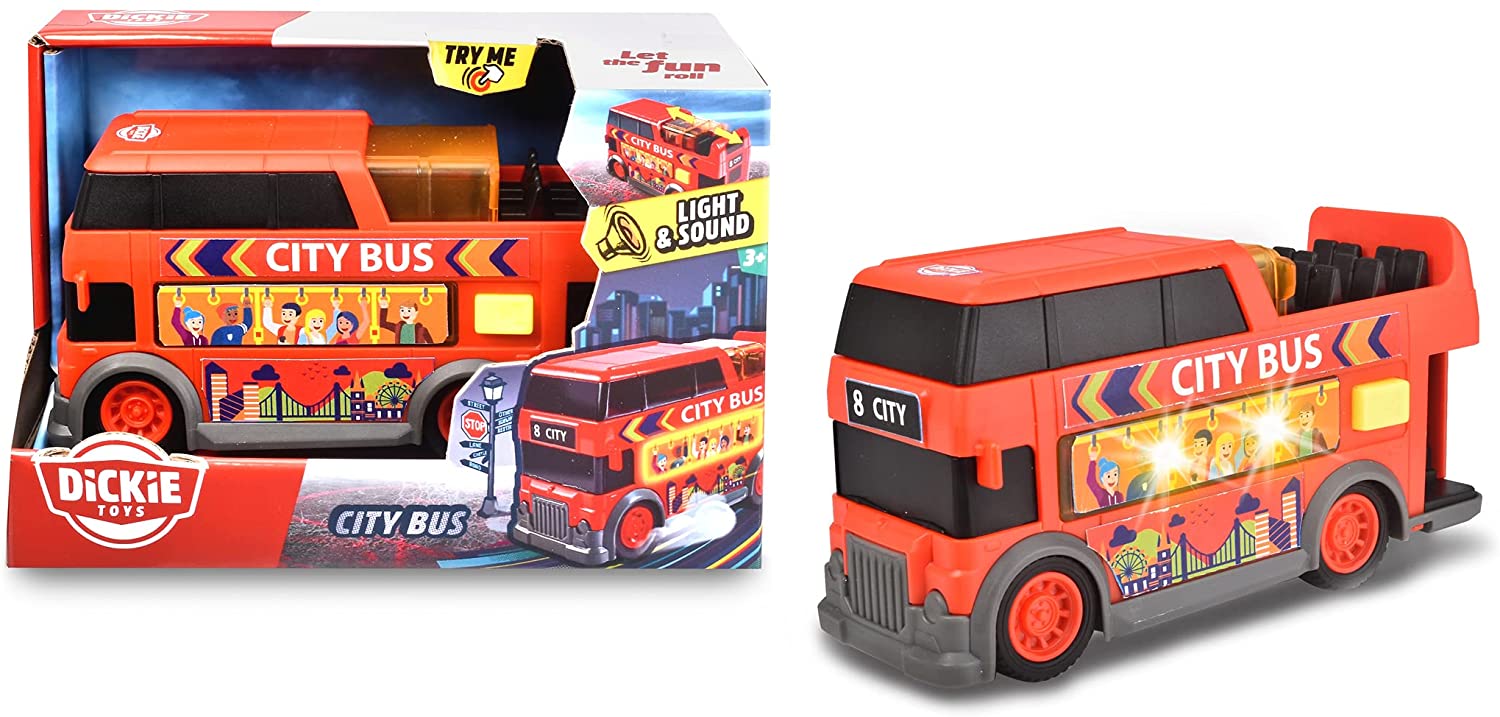 Masina - City Bus, 15 cm | Dickie Toys - 6