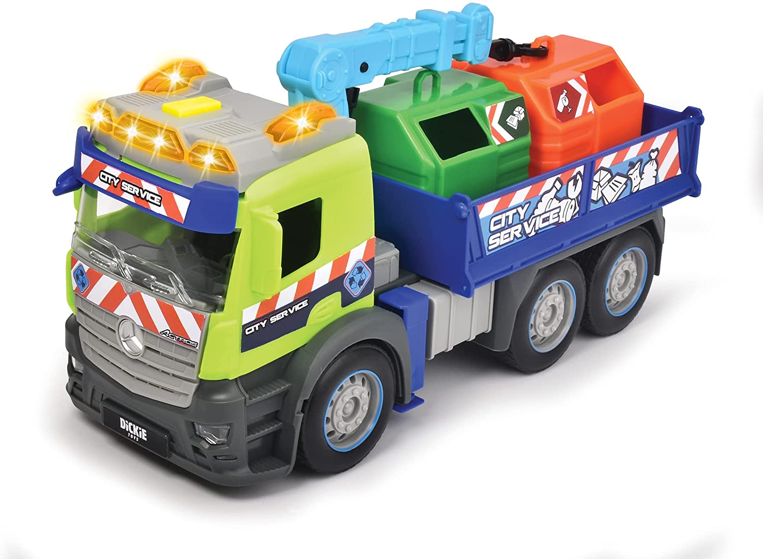 Masina - Truck-Recycling - Green-Blue, 26 cm | Dickie Toys - 5