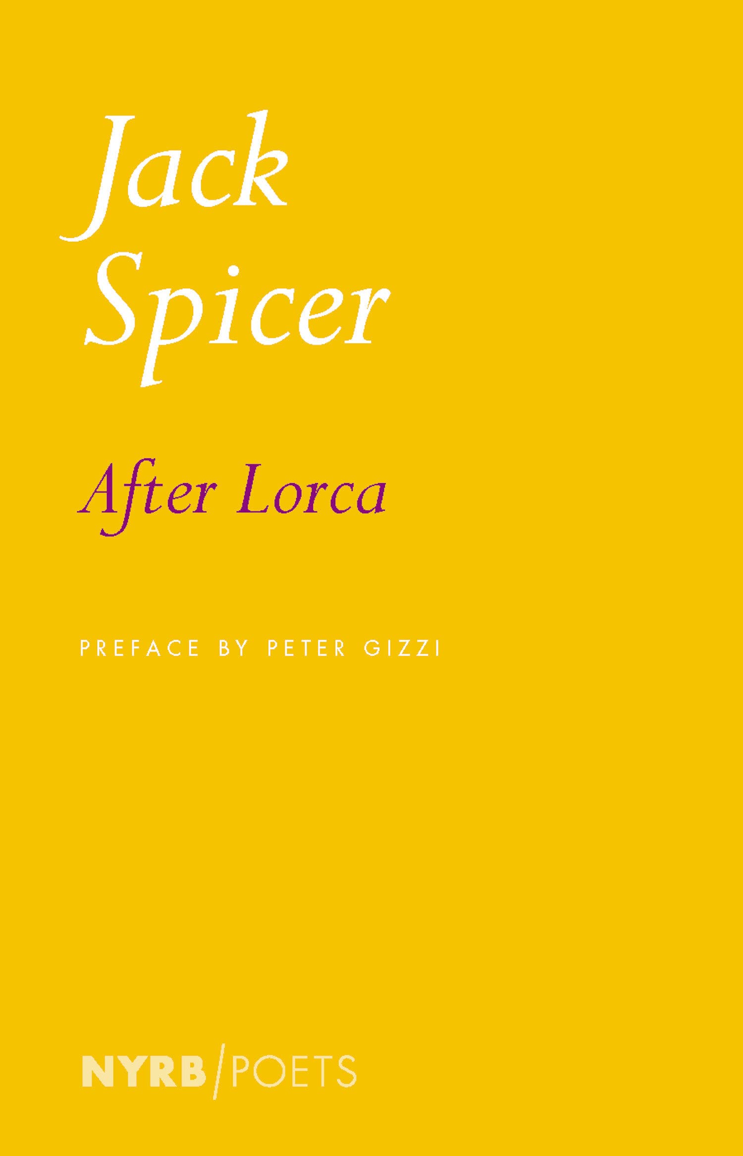 After Lorca | Jack Spicer