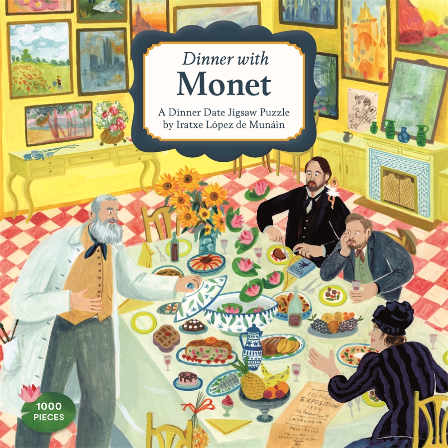 Puzzle 1000 de piese - Dinner with Monet | Thames and Hudson image