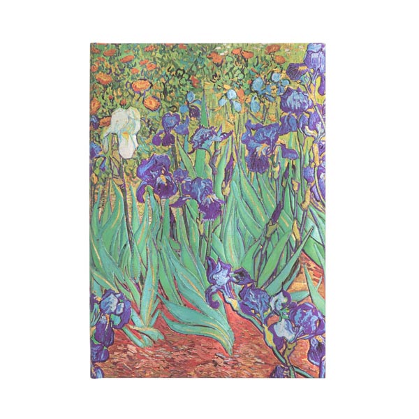 Jurnal - Midi, Unlined - Van Gogh’s Irises | Paperblanks