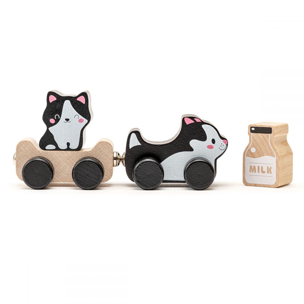 Jucarie din lemn - Clever Kitties | Cubika