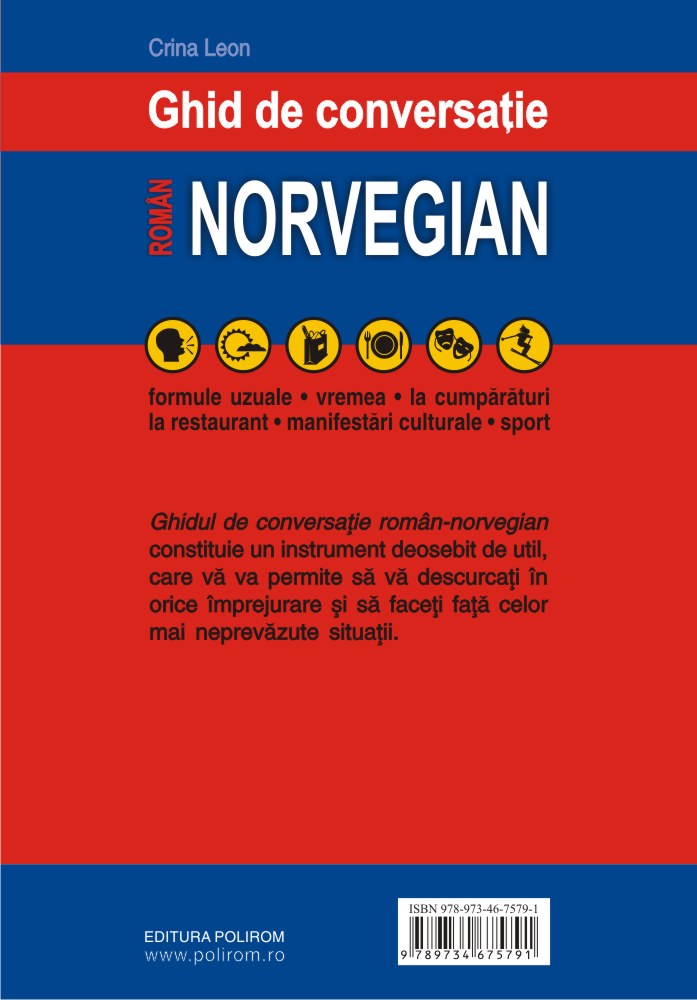Ghid de conversatie roman-norvegian | Crina Leon Carte 2022