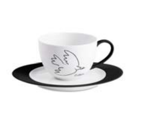 Ceasca cu farfurie - Kaffe / Tee Picasso / La Colombe | Weimarer Porzellanmanufaktur