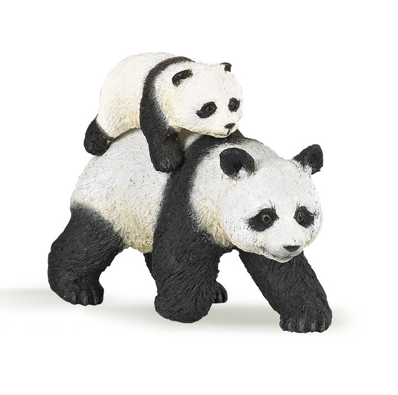 Figurina - Panda cu pui panda | Papo