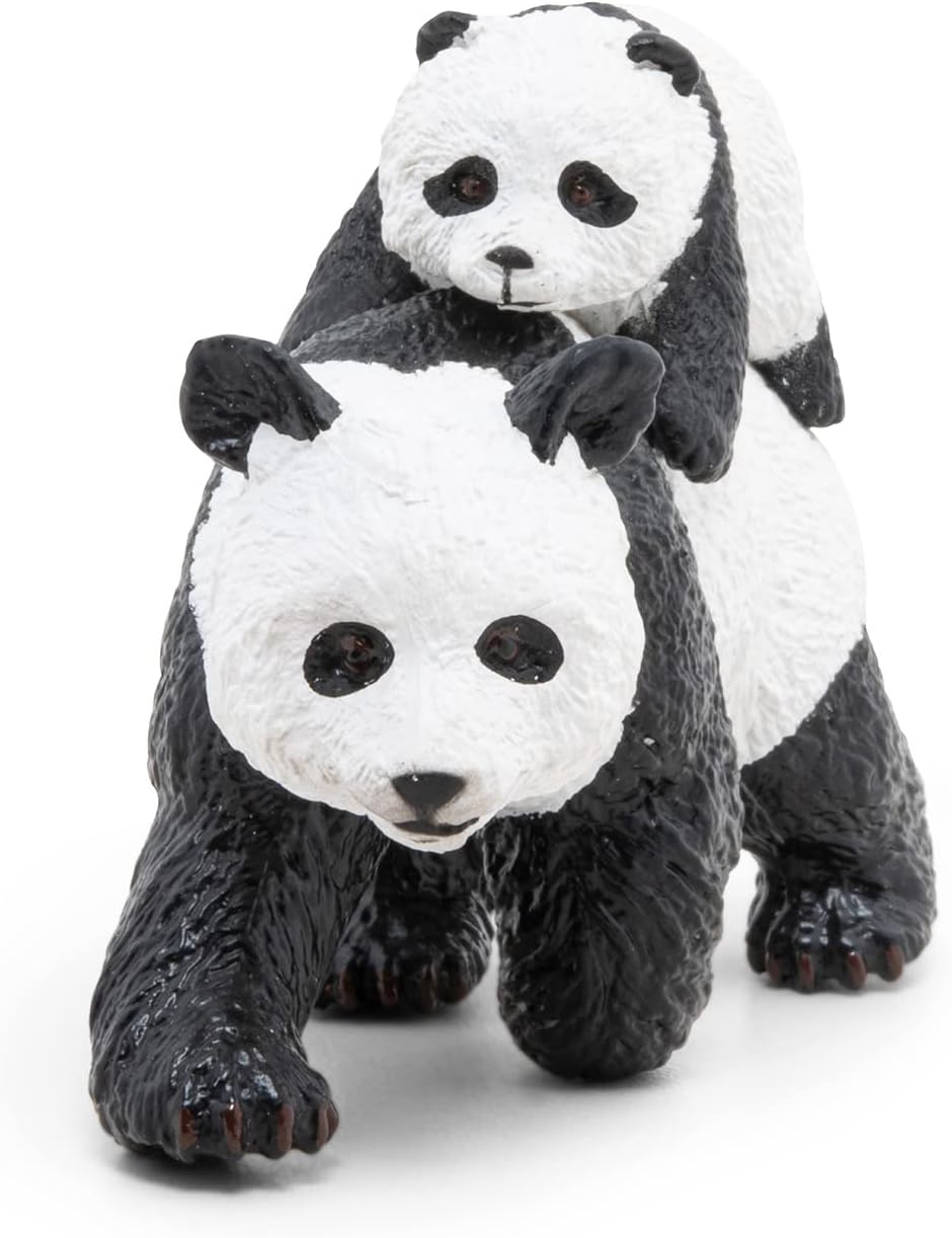 Figurina - Wild Animal Kngdom - Panda and baby panda | Papo - 3 | YEO