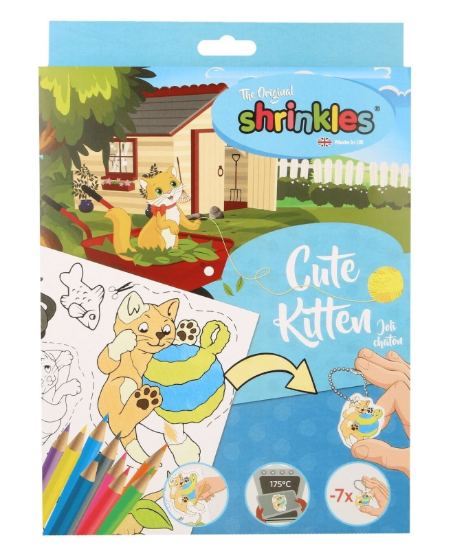 Jucarie - Shrinkles - Cute Kitten | Keycraft
