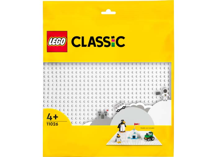 LEGO Classic - Placa de baza, alb, 32x32 (11026) | LEGO