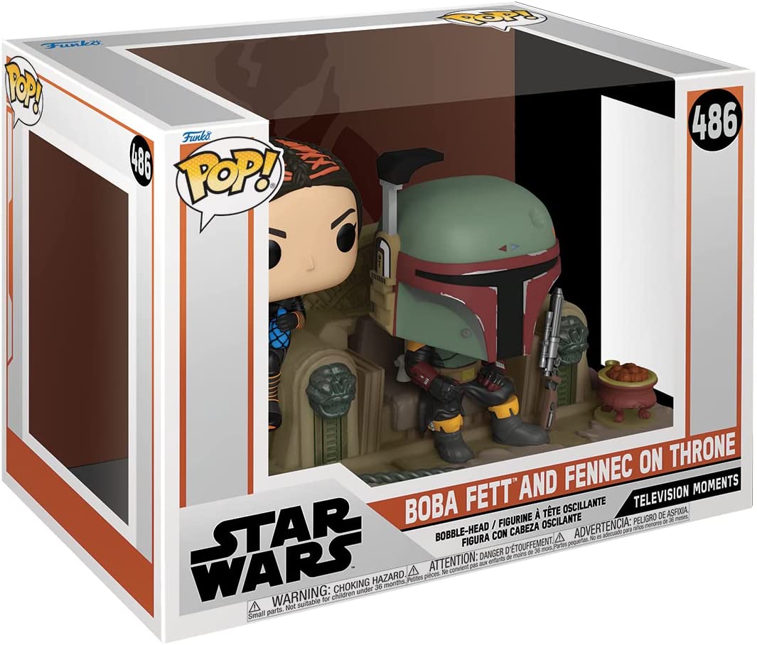 Figurina - Star Wars - Boba Fett and Fennec on Throne | Funko - 1 | YEO