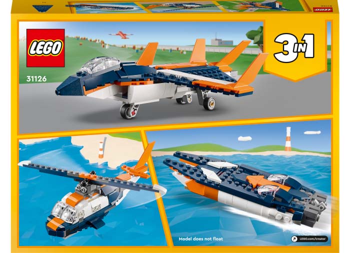 LEGO Creator - Supersonic-jet (31126) | LEGO - 1 | YEO