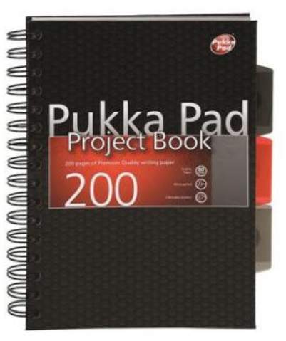 Caiet cu spirala si separatoare - Pukka Pad City, A5 | Pukka Pad