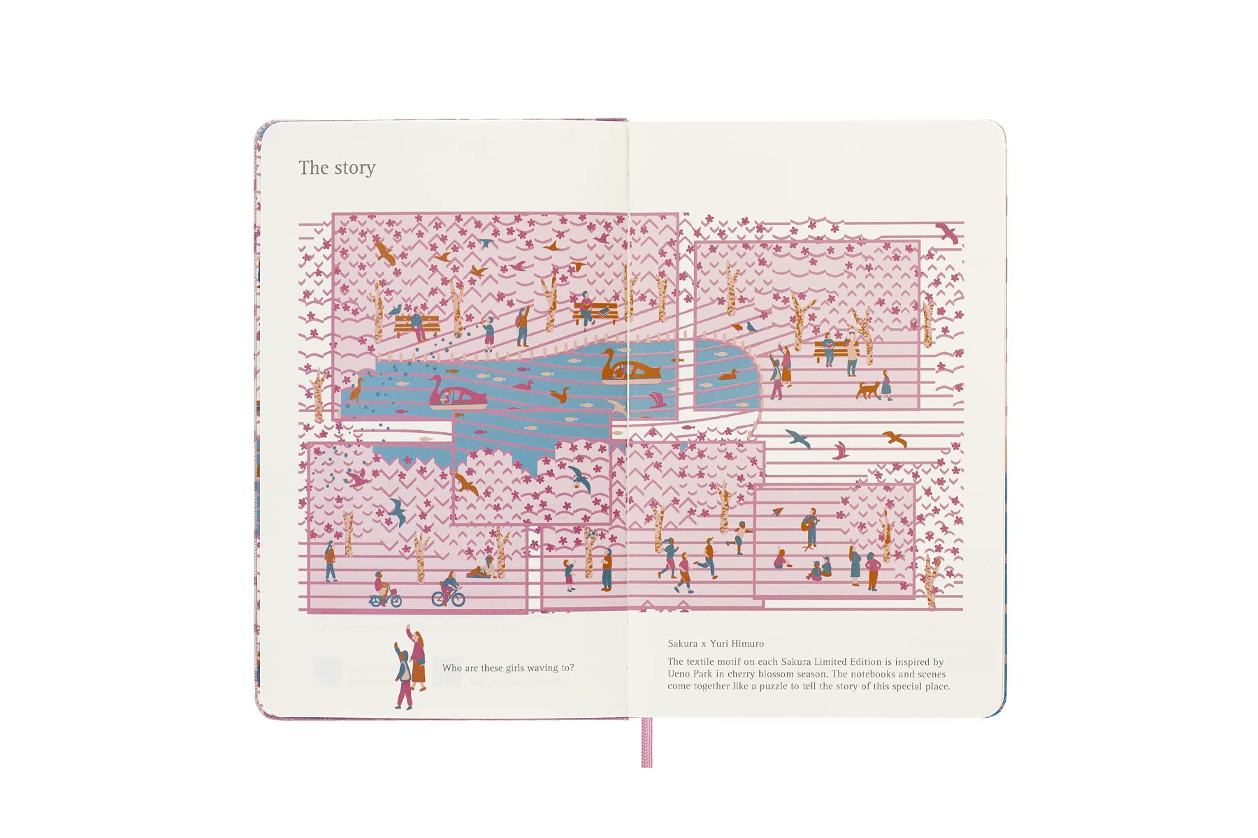 Carnet - Moleskine Limited Edition - Hard Cover, Large, Plain - Sakura - Bench | Moleskine - 1 | YEO