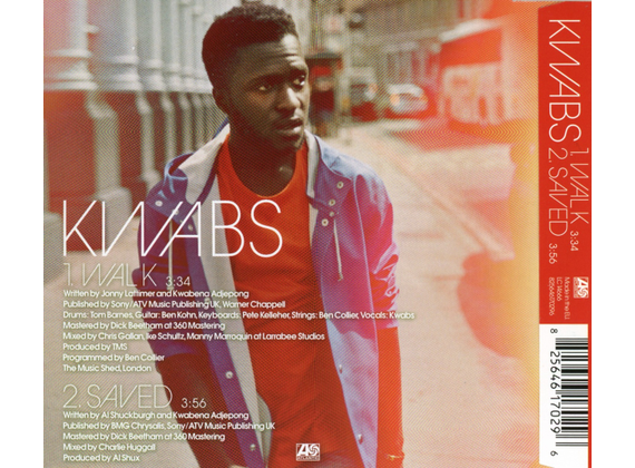 Walk - Single CD | Kwabs