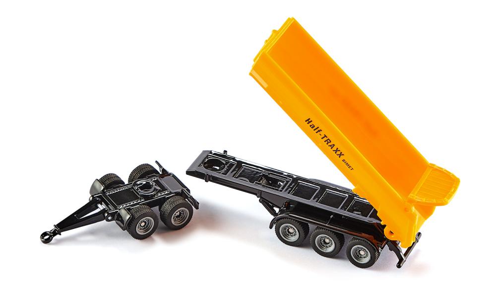 Jucarie - JCB Tractor with Dolly and Tipping Trailer | Siku - 3