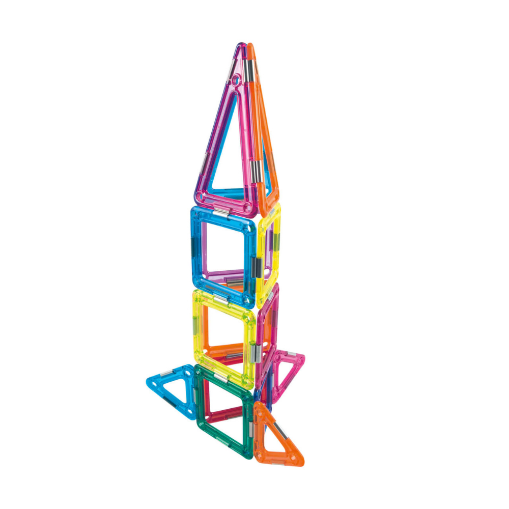 Joc magnetic de constructie - Sky Rocket, 21 piese | Magspace - 1 | YEO