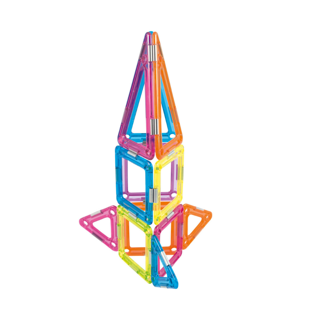 Joc magnetic de constructie - Sky Rocket, 21 piese | Magspace - 2 | YEO