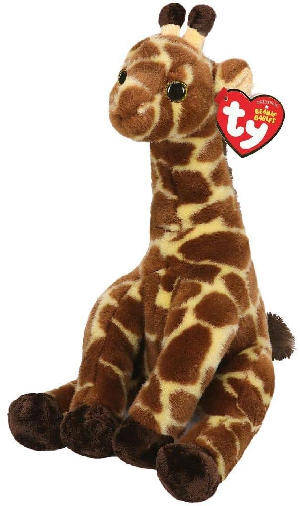 Jucarie de plus - Beanie Babies - Giraffe, 15 cm