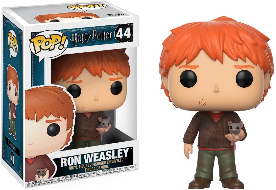 Figurina - Harry Potter - Ron Weasley with Rat | FunKo image