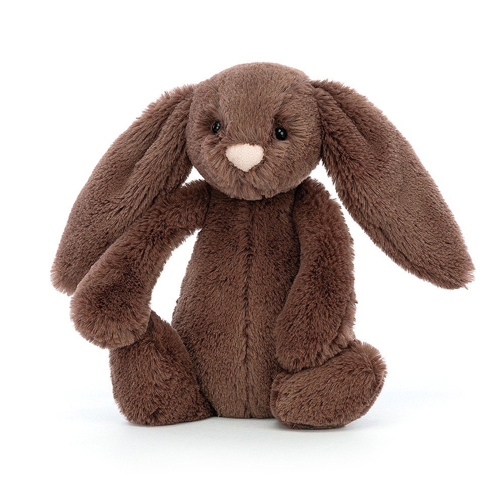 Jucarie de plus - Bashful Fudge Bunny, 18 cm | Jellycat