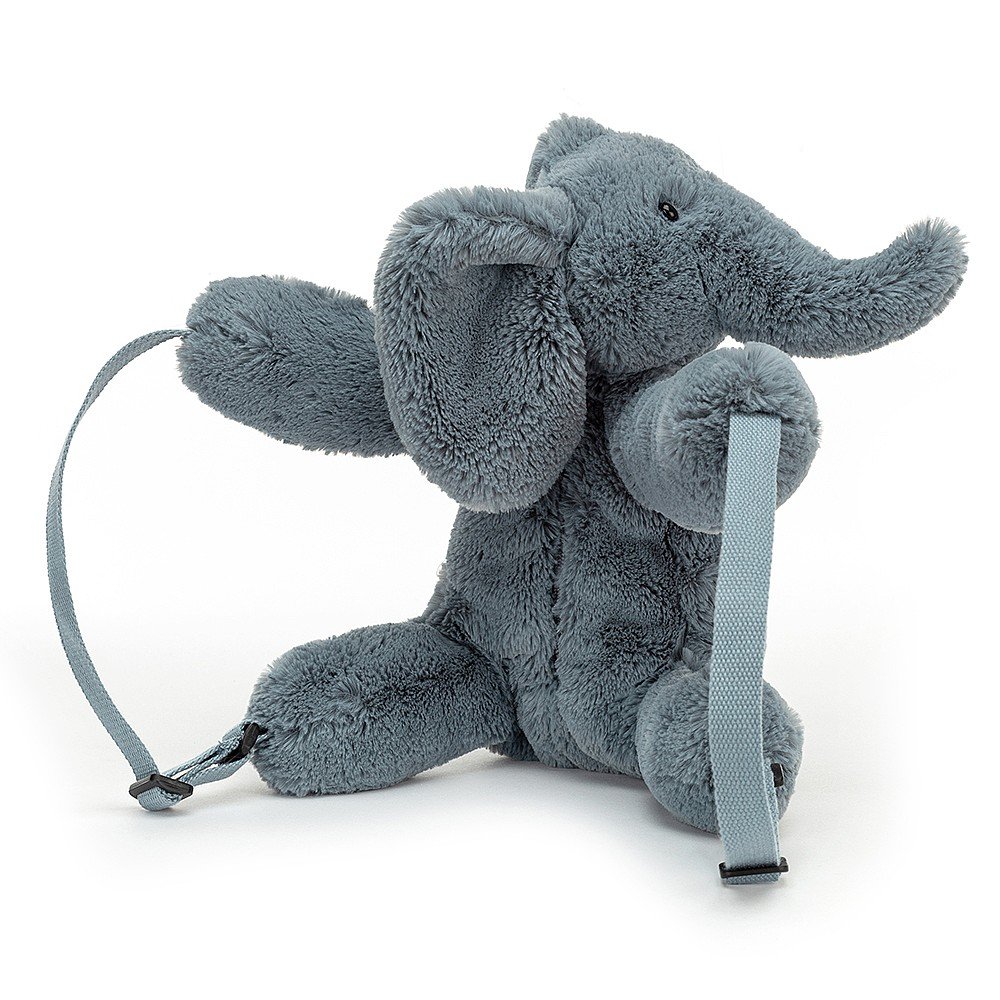 Jucarie de plus - Huggady Elephant Backpack, 30 cm