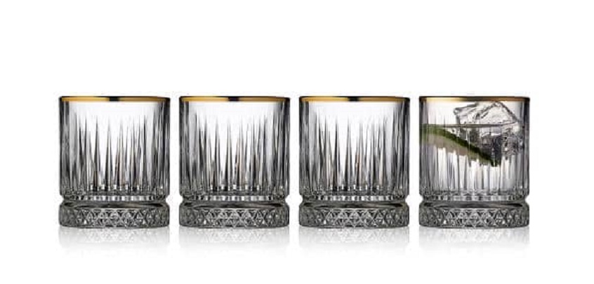 Set pahare - Water Firenze Gold | Lyngby Glas