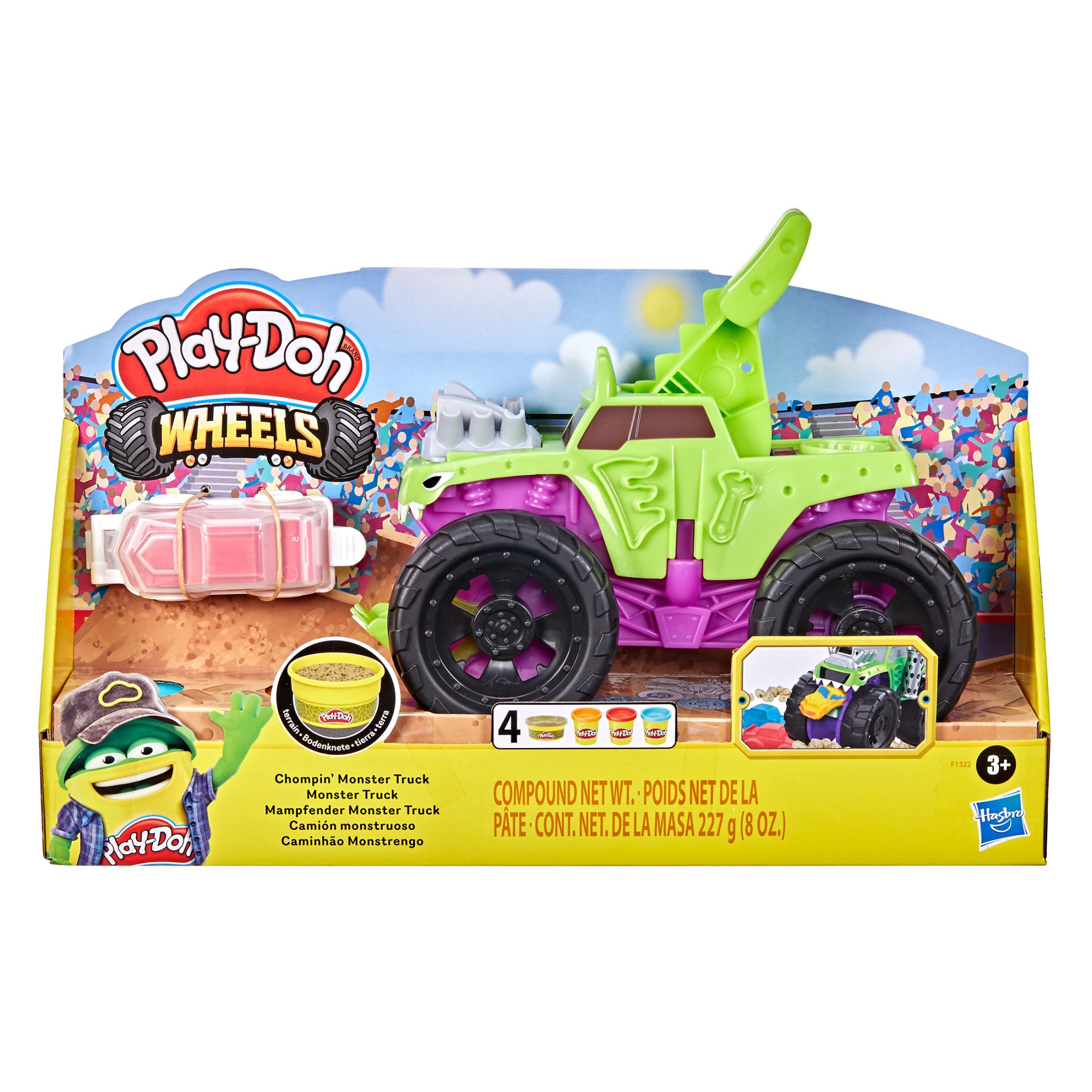 Set plastilina - Play-Doh Wheels - Chompin Monster Truck | Hasbro - 3 | YEO