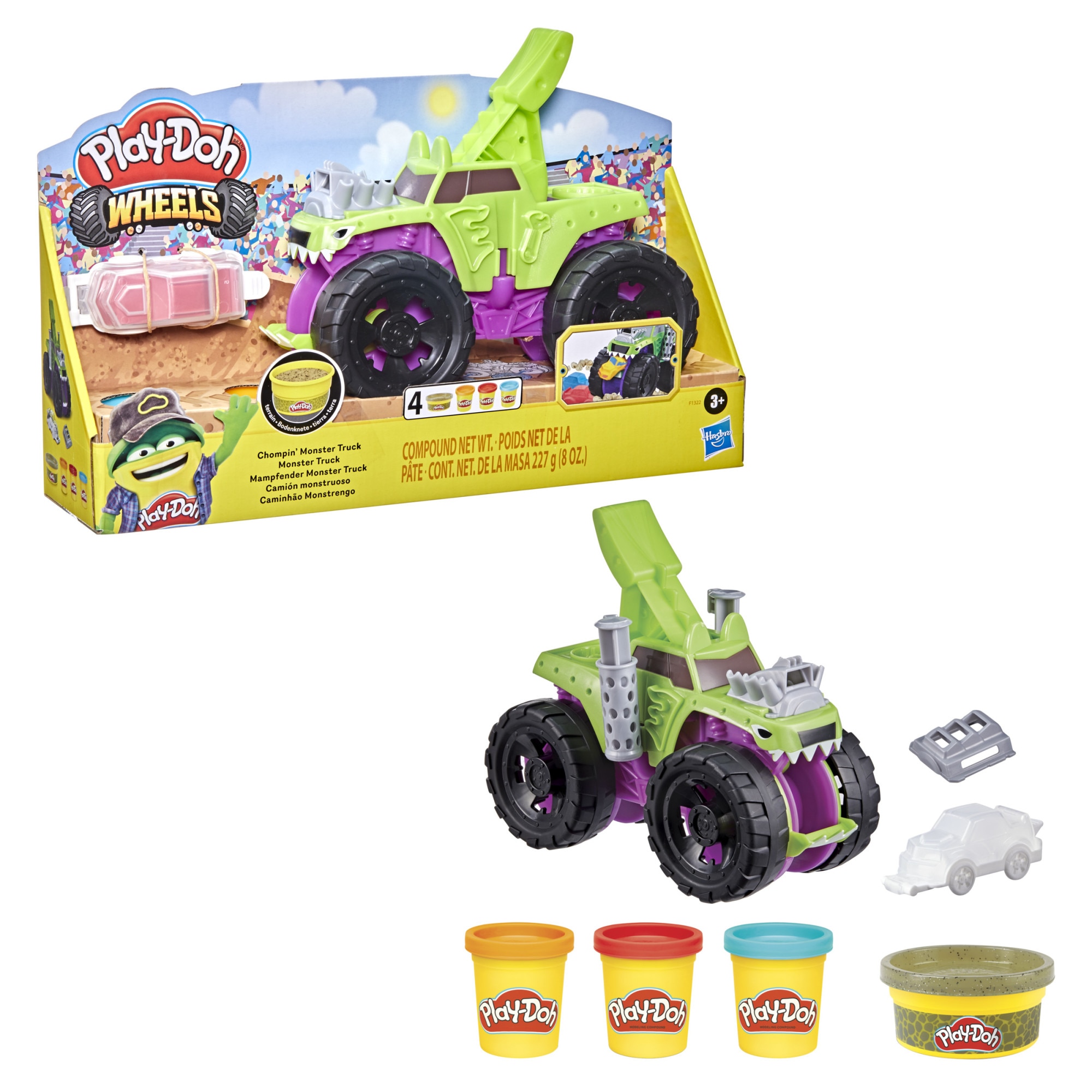 Set plastilina - Play-Doh Wheels - Chompin Monster Truck | Hasbro