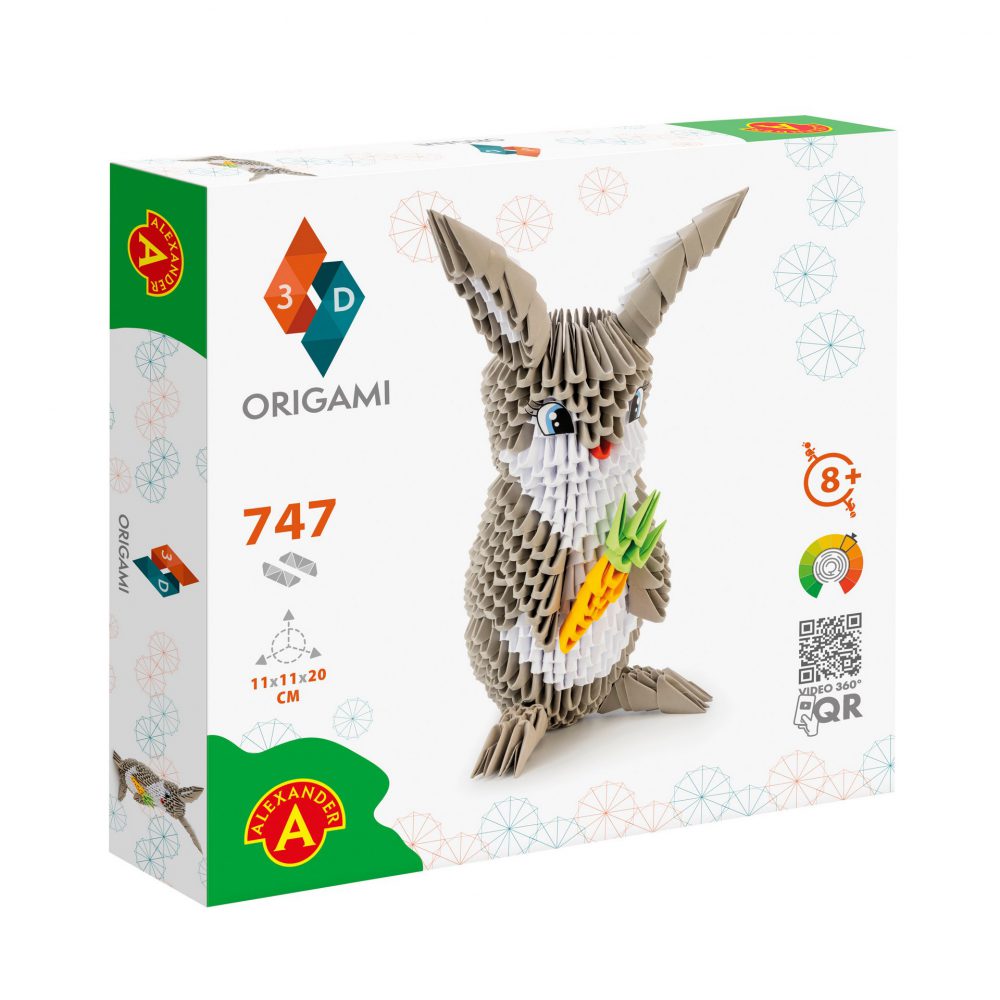 Kit origami 3D - Bunny | Alexander Toys - 1 | YEO