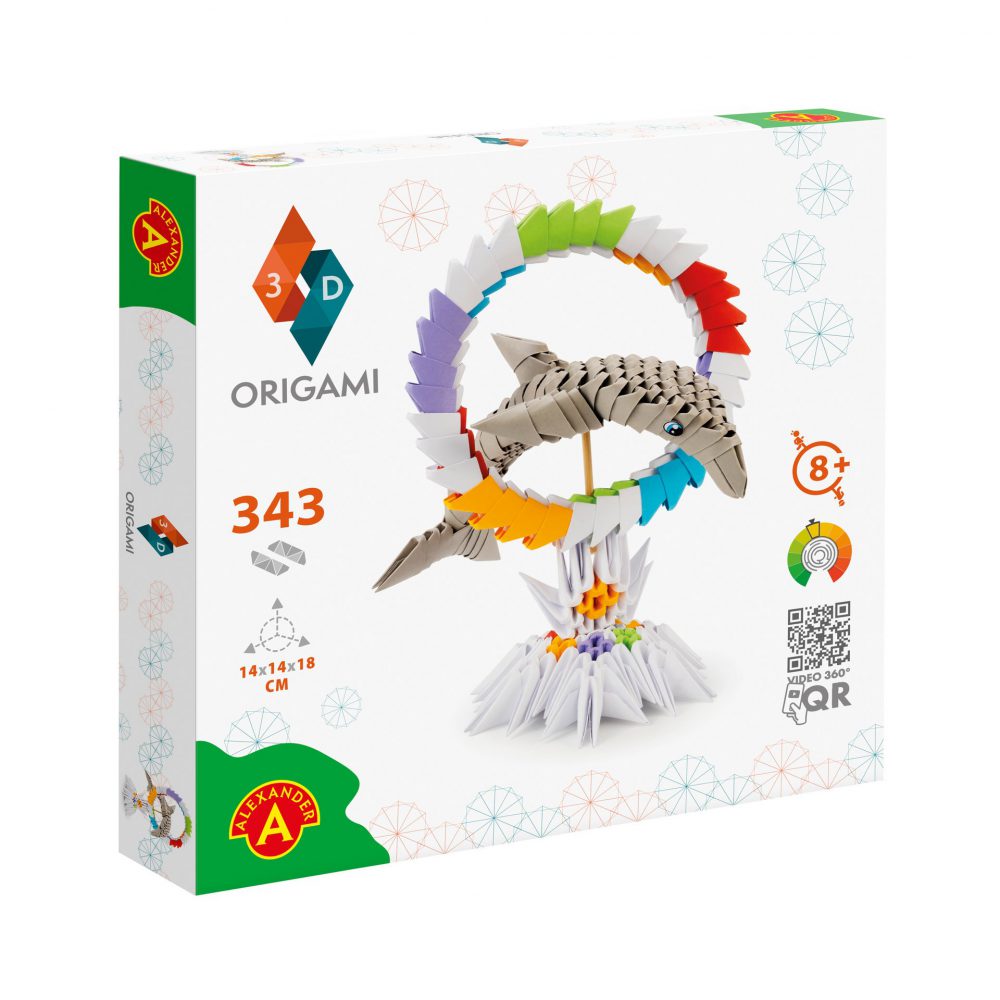 Kit origami 3D - Dolphin | Alexander Toys - 1 | YEO