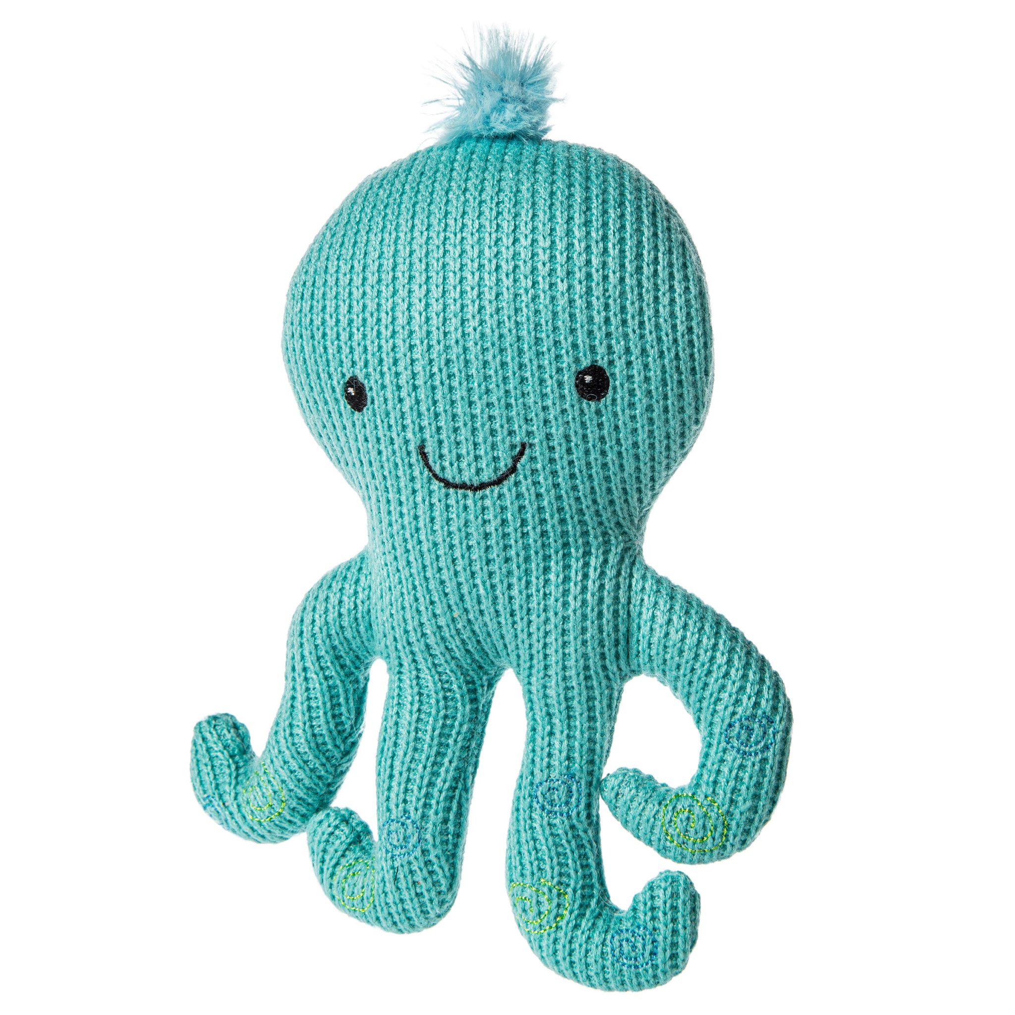 Jucarie de plus - Knitted Nursery Octopus Rattle | Mary Meyer