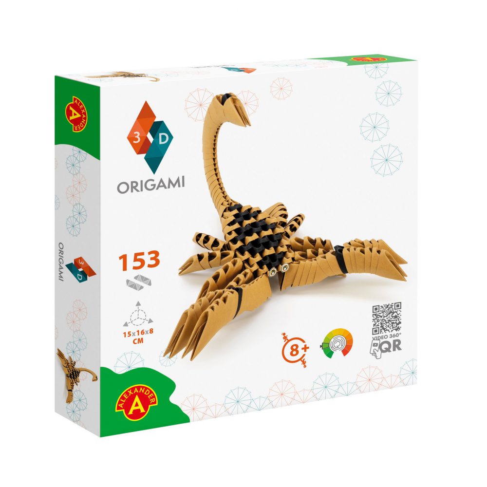 Kit origami 3D - Scorpion | Alexander Toys - 1 | YEO