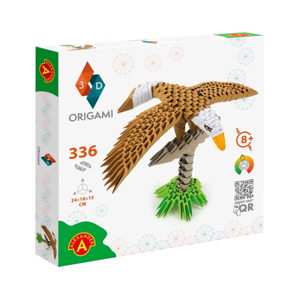 Kit origami 3D - Eagle | Alexander Toys - 1 | YEO