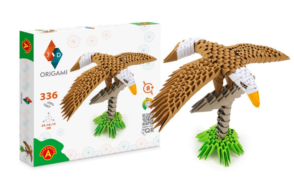 Kit origami 3D - Eagle | Alexander Toys