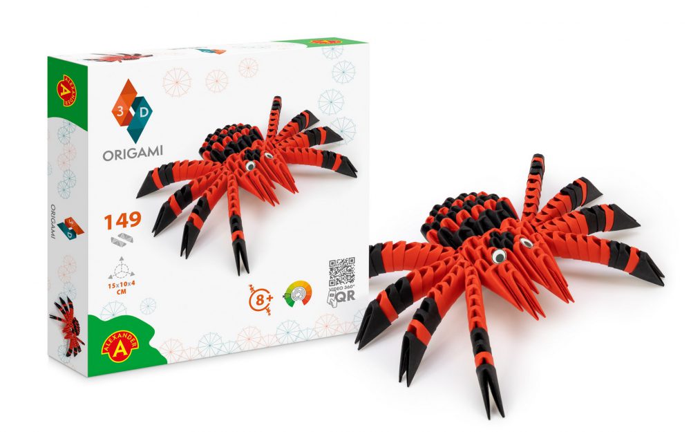 Kit origami 3D - Spider | Alexander Toys